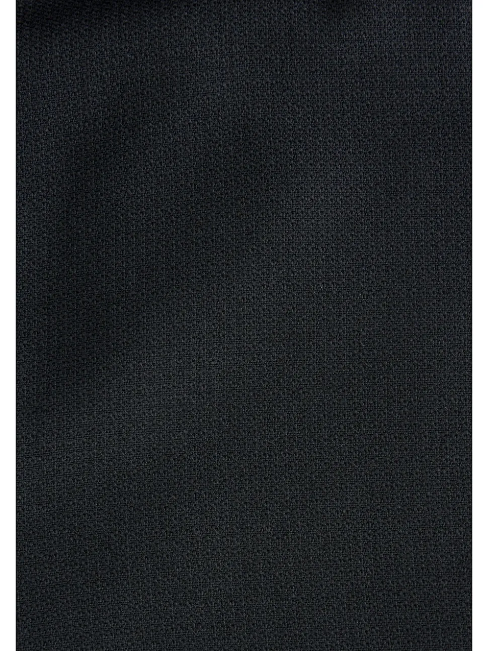 Black Regular Fit Smart Textured Trousers With Stretch Waistband