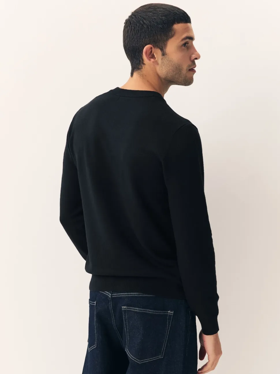 Black Regular Fit Soft Touch V-Neck Jumpers 2 Pack