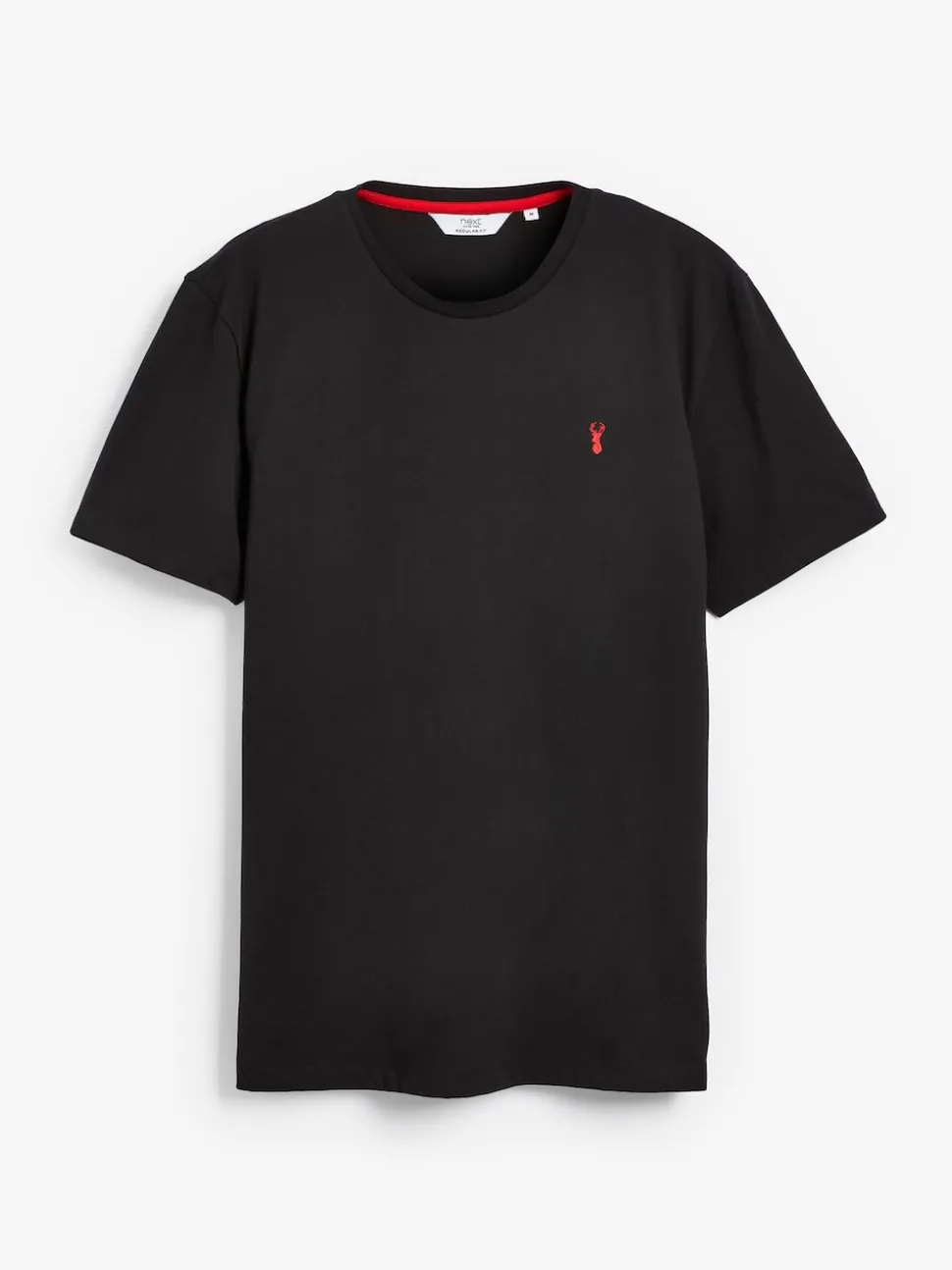 Black Regular Fit Stag T-Shirt