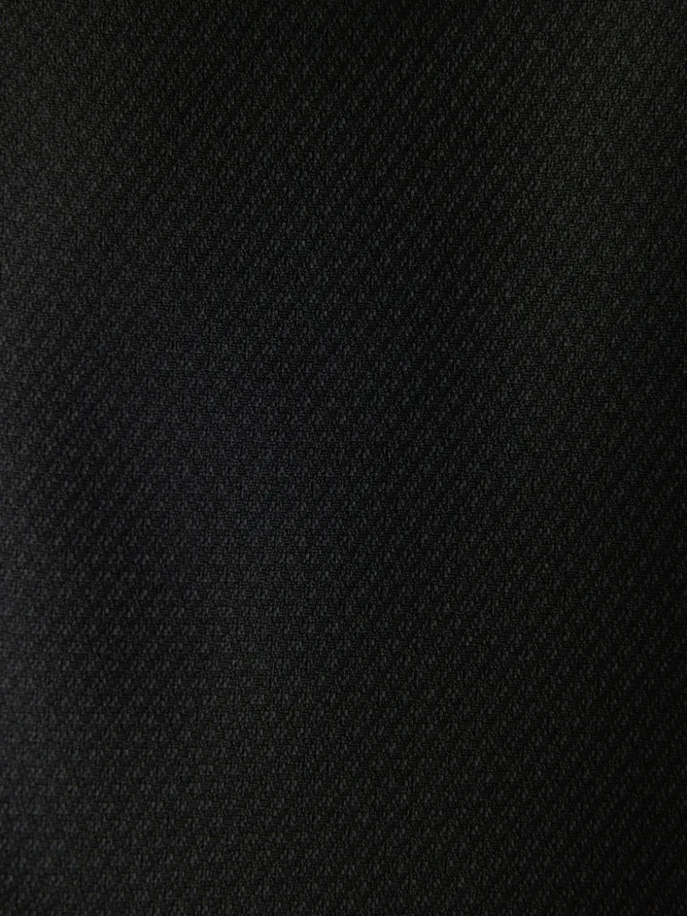 Black Regular Fit Tape Detail Textured Tuxedo Trousers