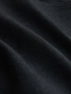Black Regular Tapered Fit Signature Selvedge Denim Jeans