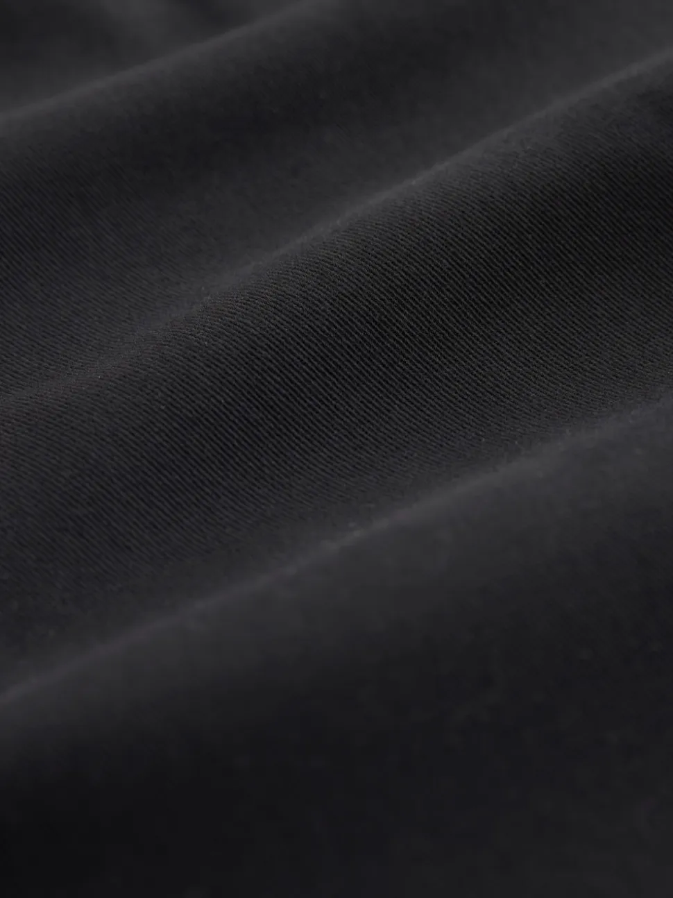 Black Regular Tapered Fit Pleated Stretch Chinos Trousers With Elasticated Waist