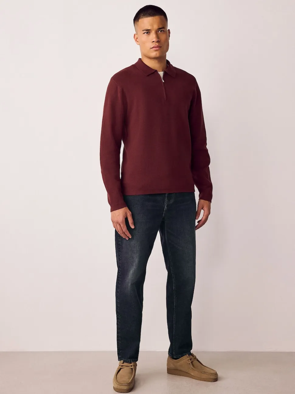 Black Regular Tapered Fit Vintage Wash Denim Jeans