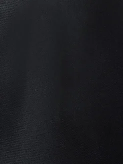 Black Relaxed Fit Double Breasted Tuxedo Suit Jacket