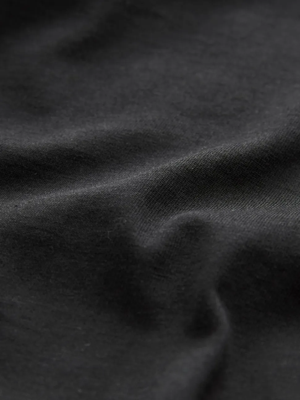 Black Relaxed Fit Essential Crew Neck Cotton T-Shirt