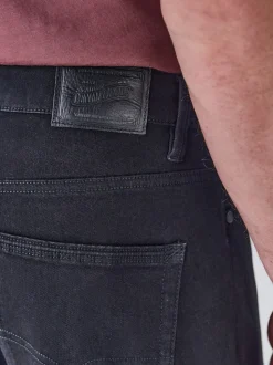 Black Relaxed Fit Motionflex Jeans