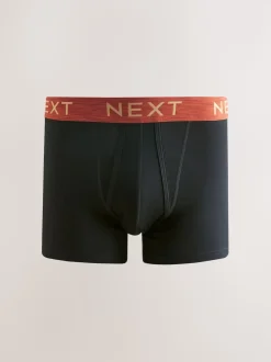 Black Rich Marl Waistband A-Front Boxers 10 Pack