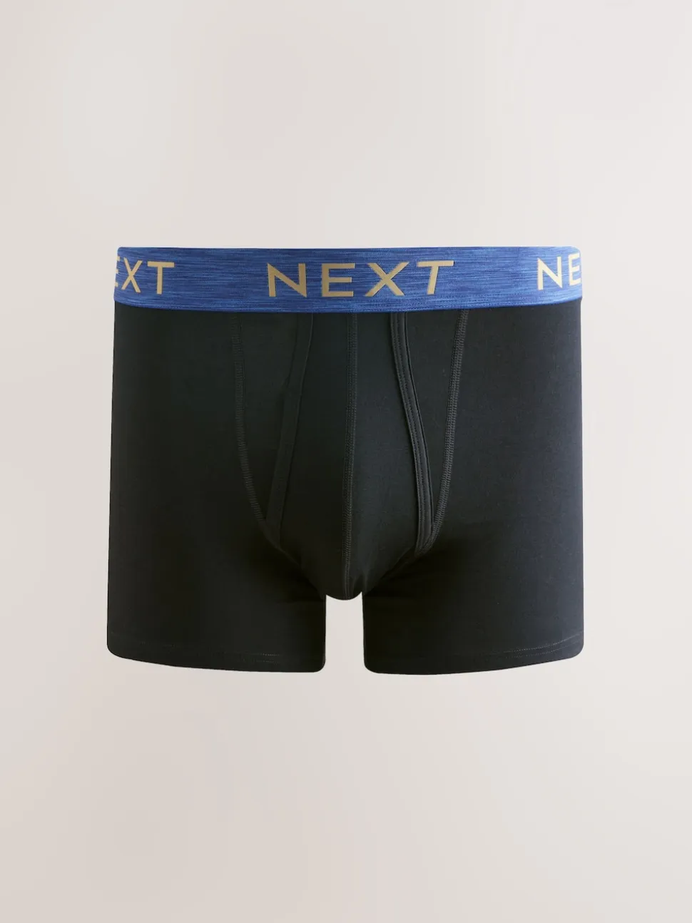 Black Rich Marl Waistband A-Front Boxers 10 Pack