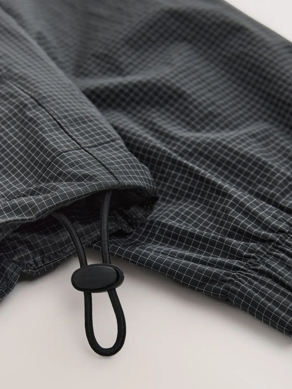 Black Ripstop DryTech Lightweight Waterproof Packable Jacket