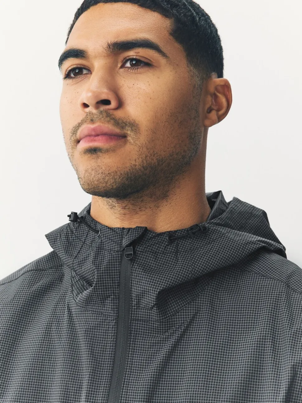 Black Ripstop DryTech Lightweight Waterproof Packable Jacket