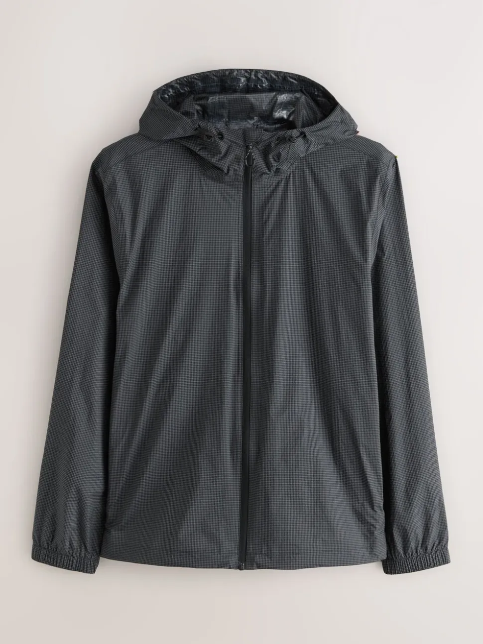 Black Ripstop DryTech Lightweight Waterproof Packable Jacket