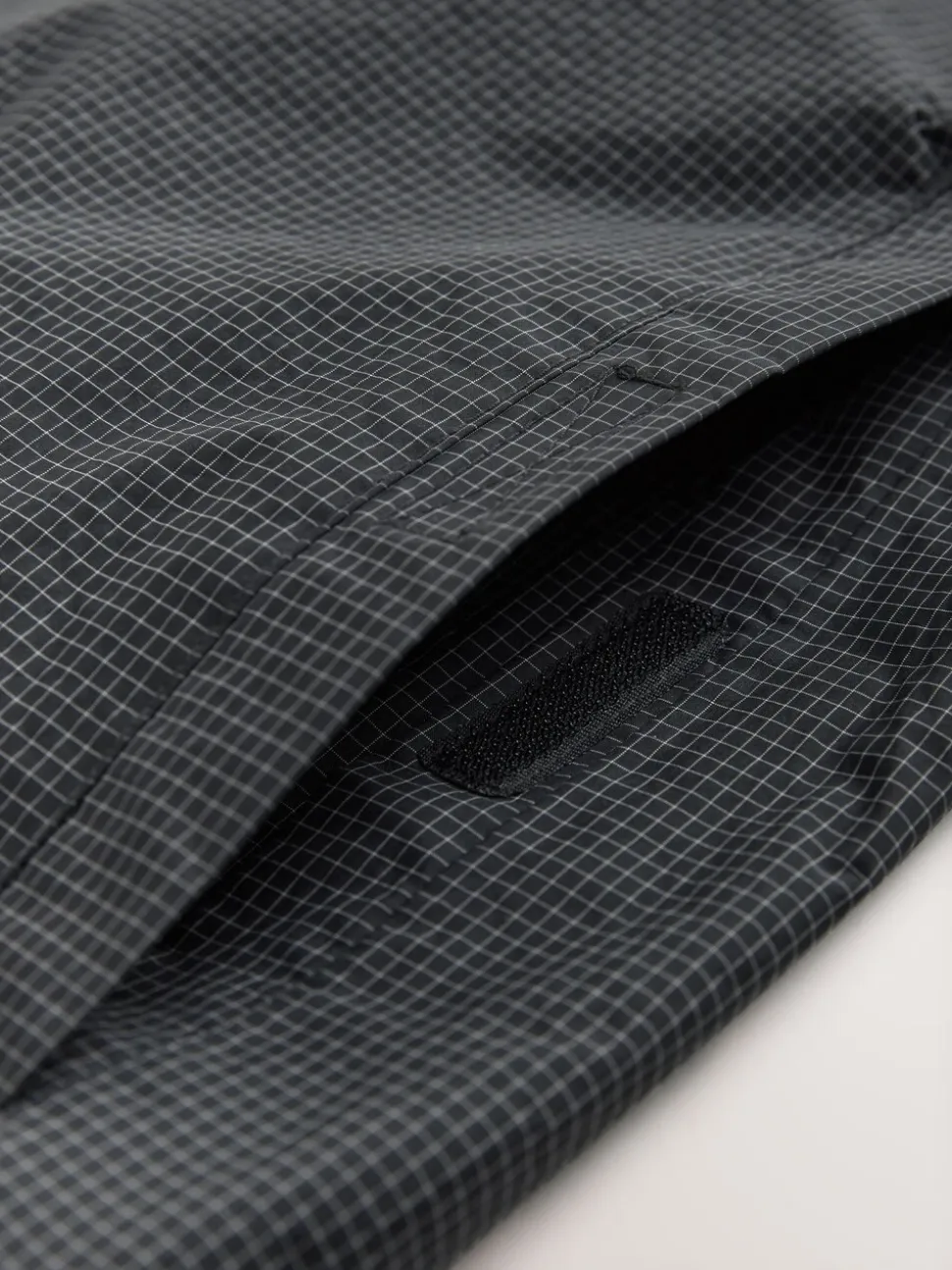 Black Ripstop DryTech Lightweight Waterproof Packable Jacket