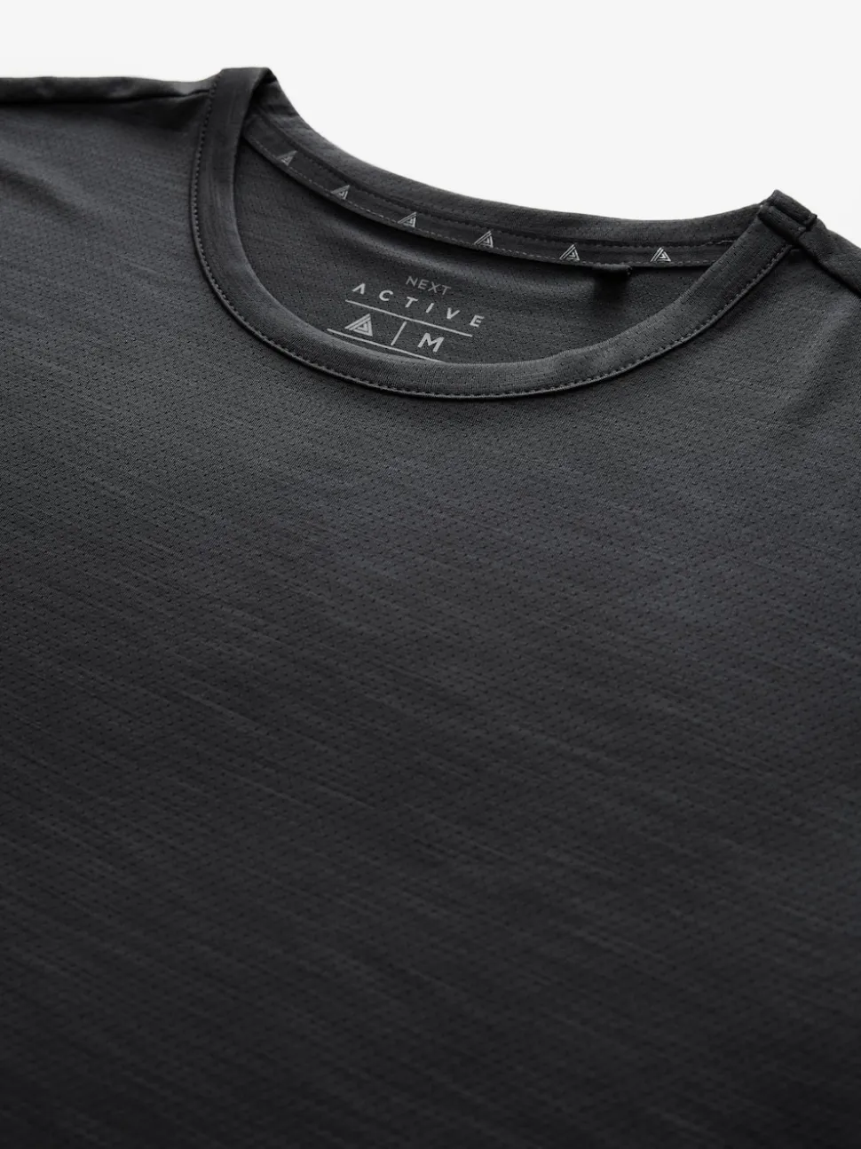Black Short Sleeve Tee Active Gym Training Top