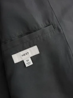 Black Shower Resistant Bomber Jacket