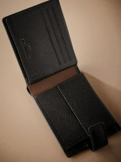 Black Signature Monogram Wallet