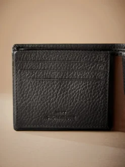 Black Signature Monogram Wallet