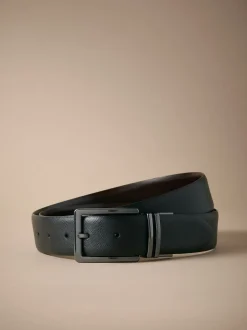 Black Signature Reversible Belt