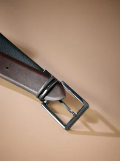 Black Signature Reversible Belt