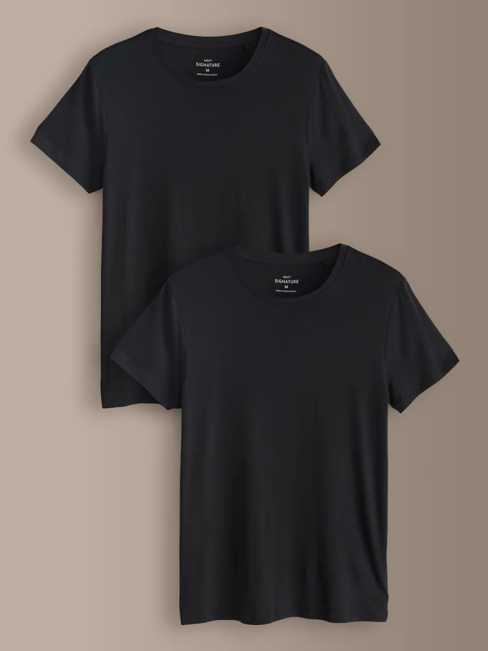 Black Signature TENCEL™ Lyocell T-Shirts 2 Pack