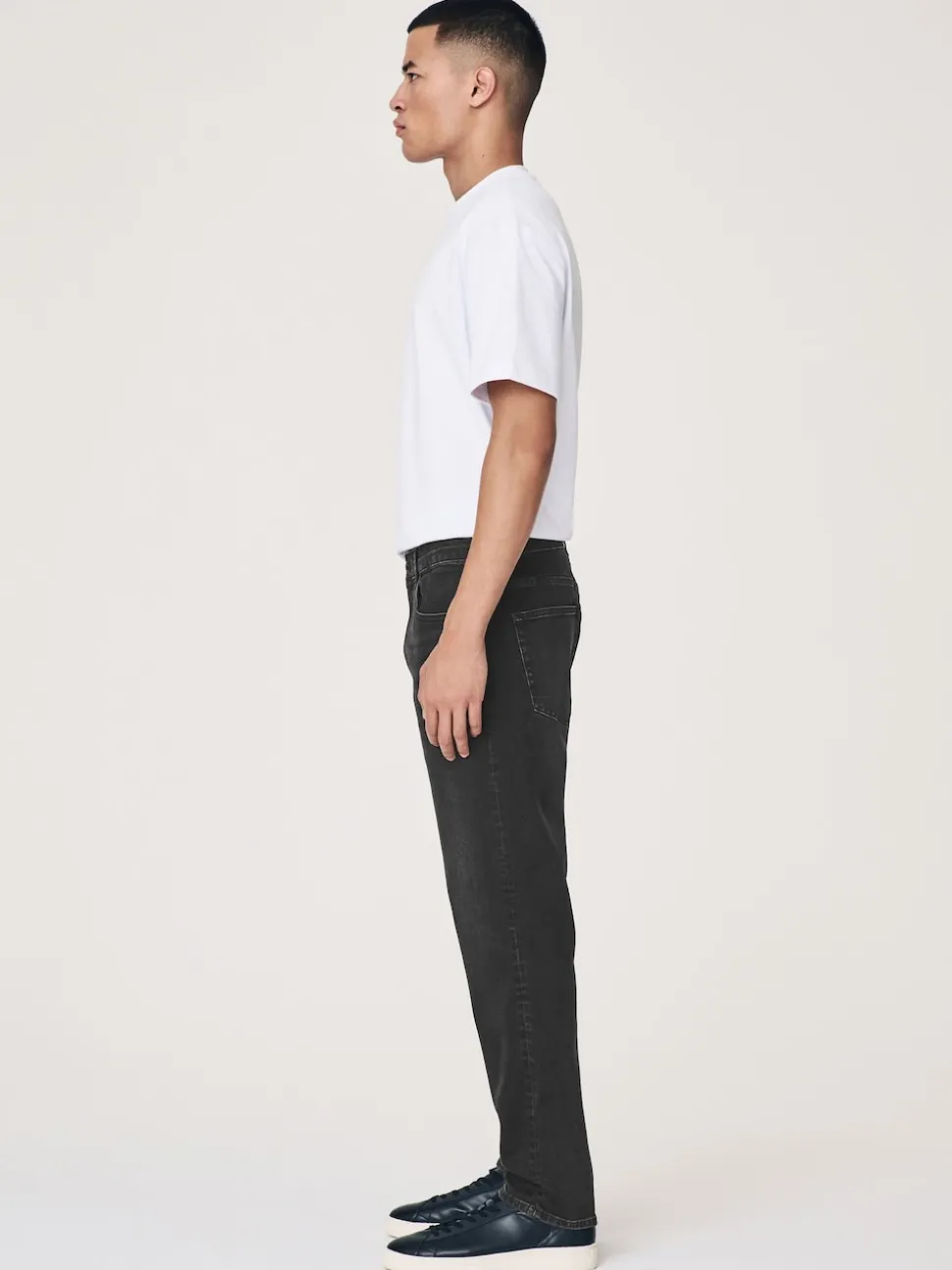 Black Single Slim Fit Classic Stretch Jeans