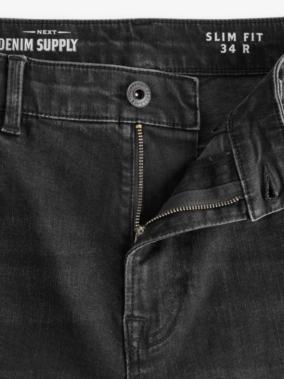 Black Single Slim Fit Classic Stretch Jeans