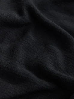 Black Single Thermogen Long Sleeve Top