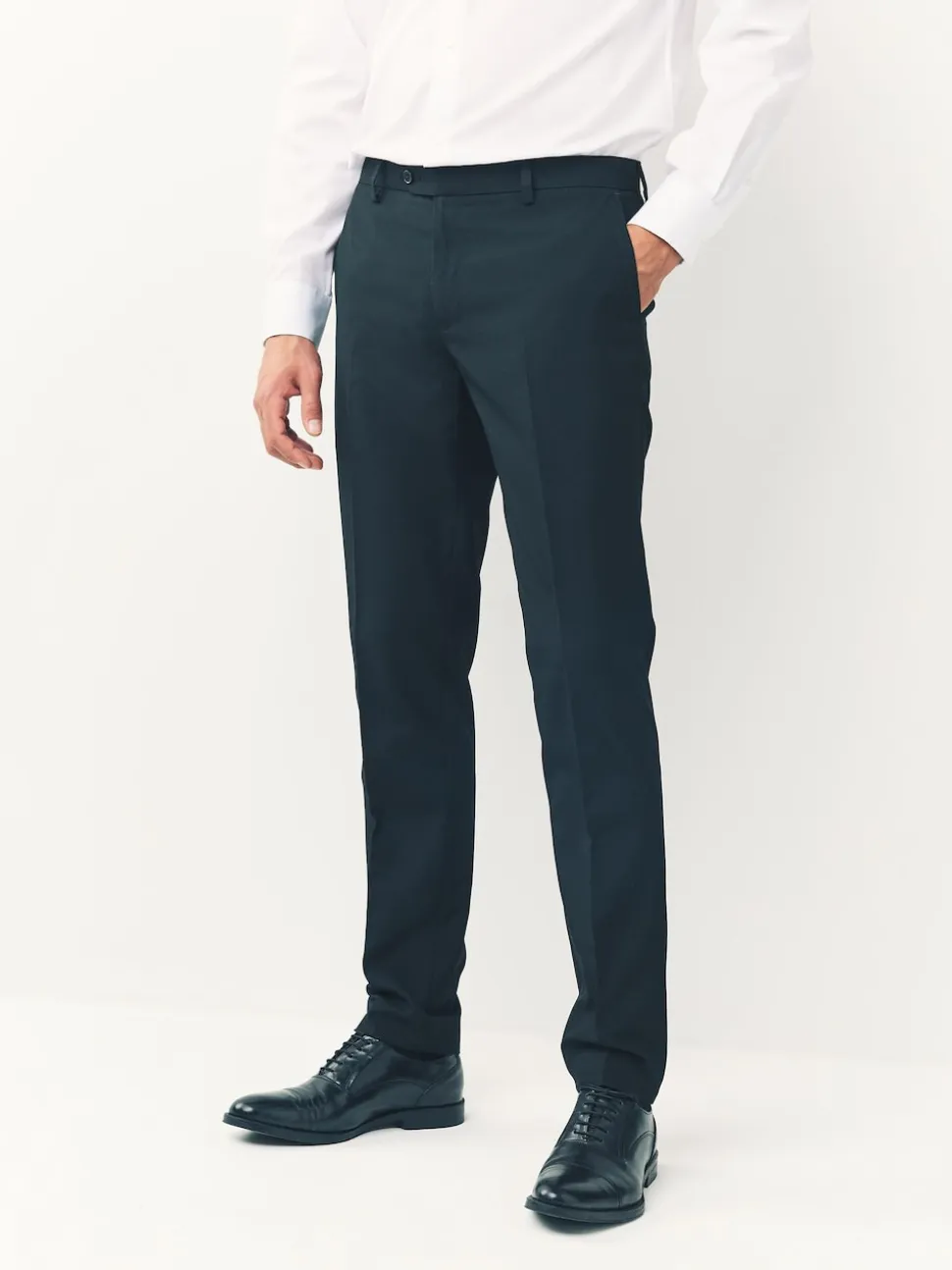 Black Skinny Fit Suit Trousers