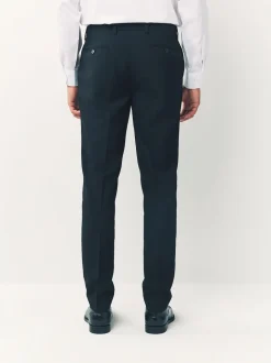 Black Skinny Fit Suit Trousers
