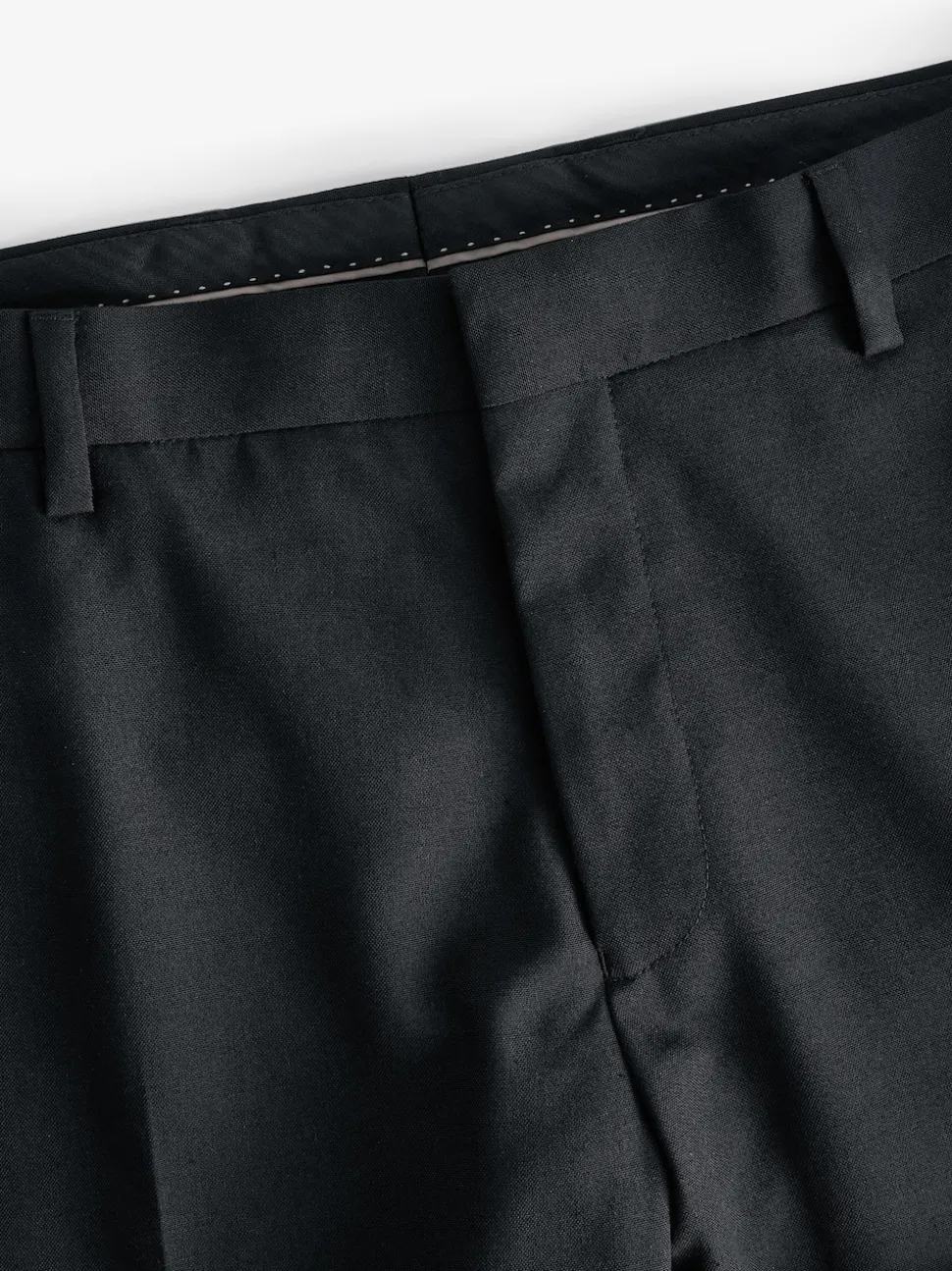 Black Skinny Fit Tuxedo Suit Trousers