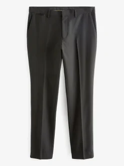 Black Skinny Fit Tuxedo Suit Trousers