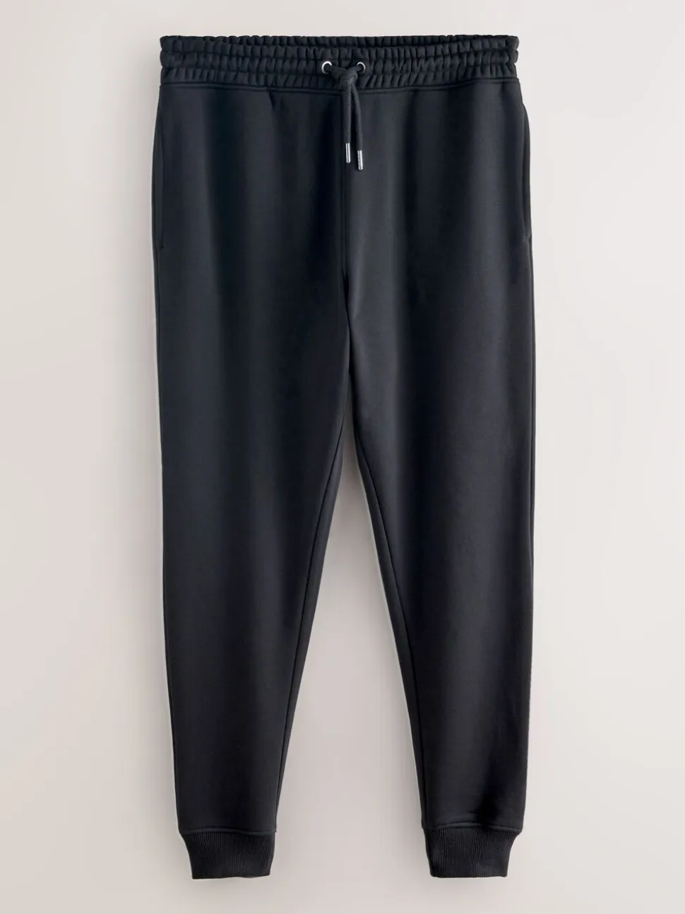 Black Slim Fit Cotton Rich Jersey Joggers 2 Pack