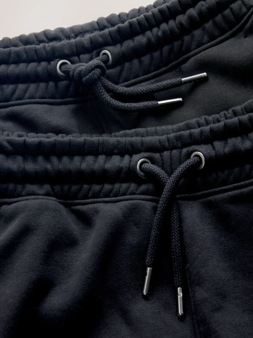 Black Slim Fit Cotton Rich Jersey Joggers 2 Pack