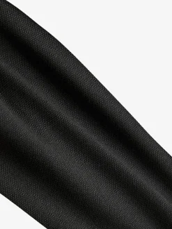 Black Slim Fit Elasticated Waist Motionflex Stretch Smart Trousers