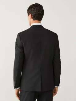 Black Slim Fit Essential Suit Jacket