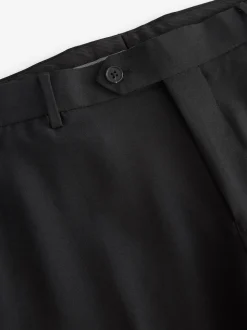 Black Slim Fit Essential Suit Trousers