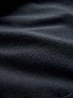 Black Slim Fit Long Sleeve Oxford Shirt