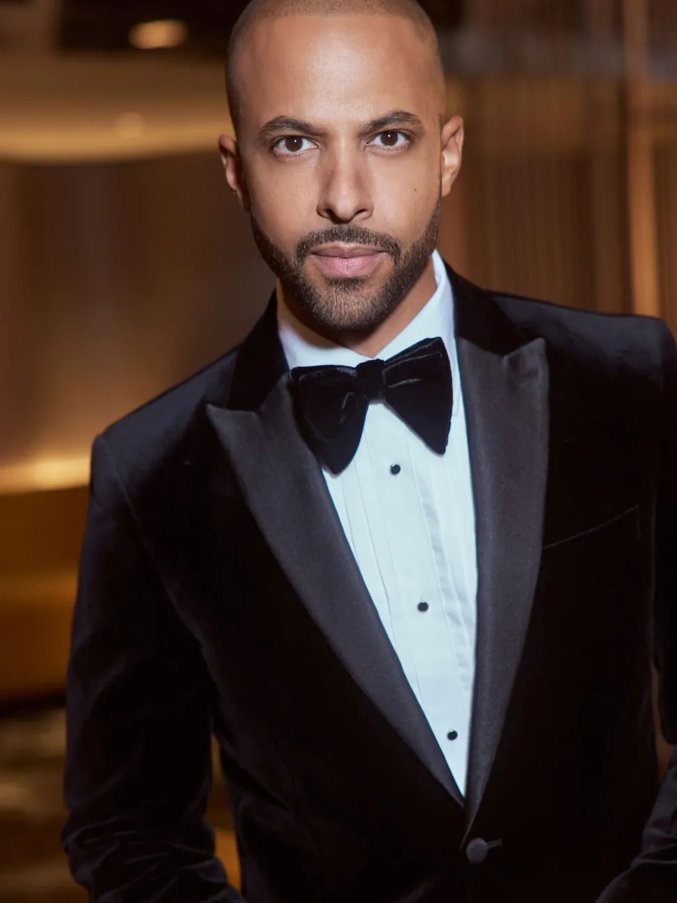 Black Slim Fit Signature Pontoglio Italian Velvet Blazer