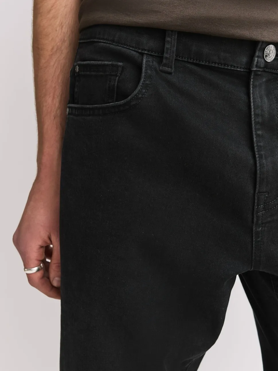 Black Slim Fit Signature Ultra Soft Touch Denim Jeans