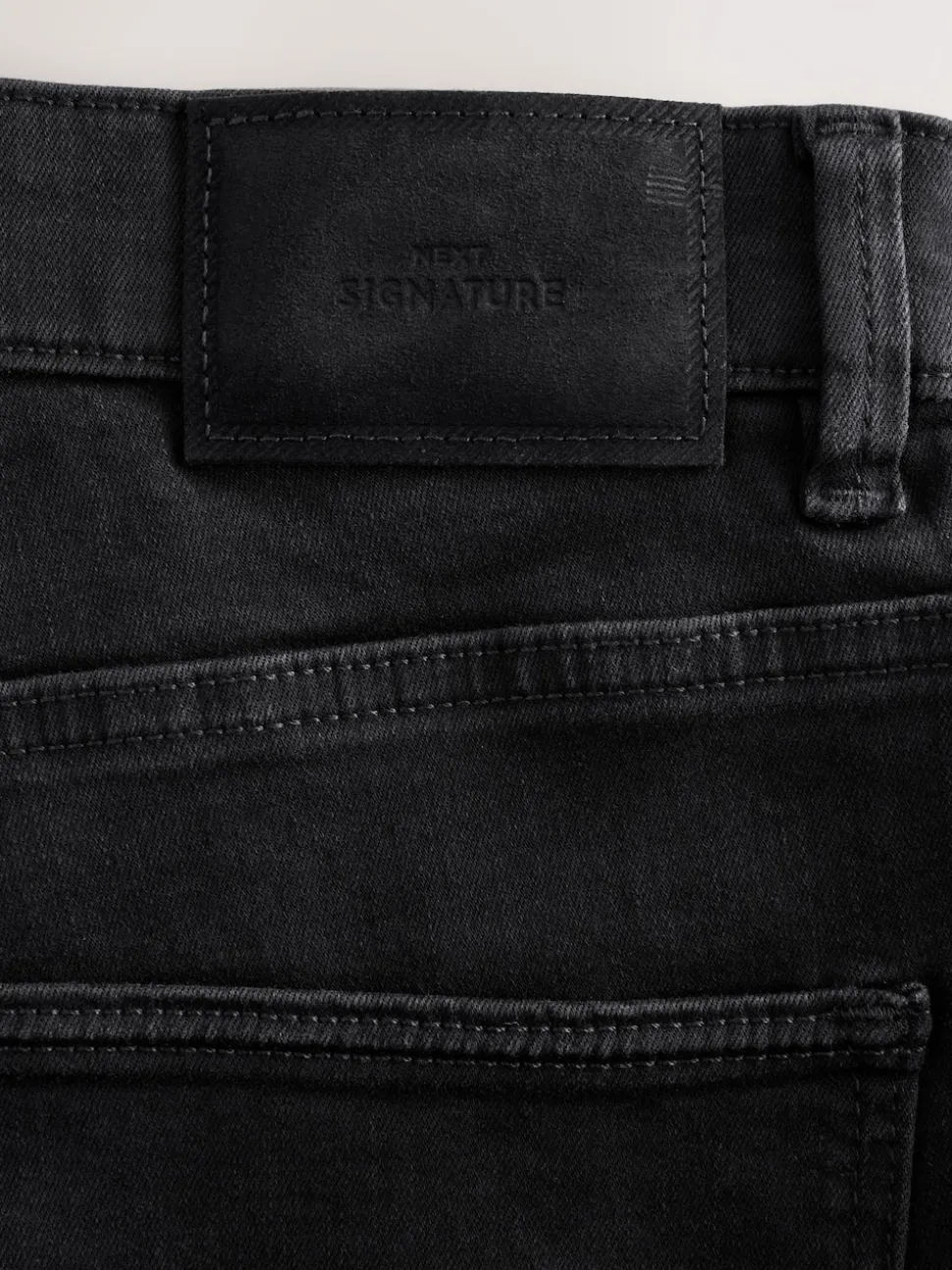 Black Slim Fit Signature Ultra Soft Touch Denim Jeans