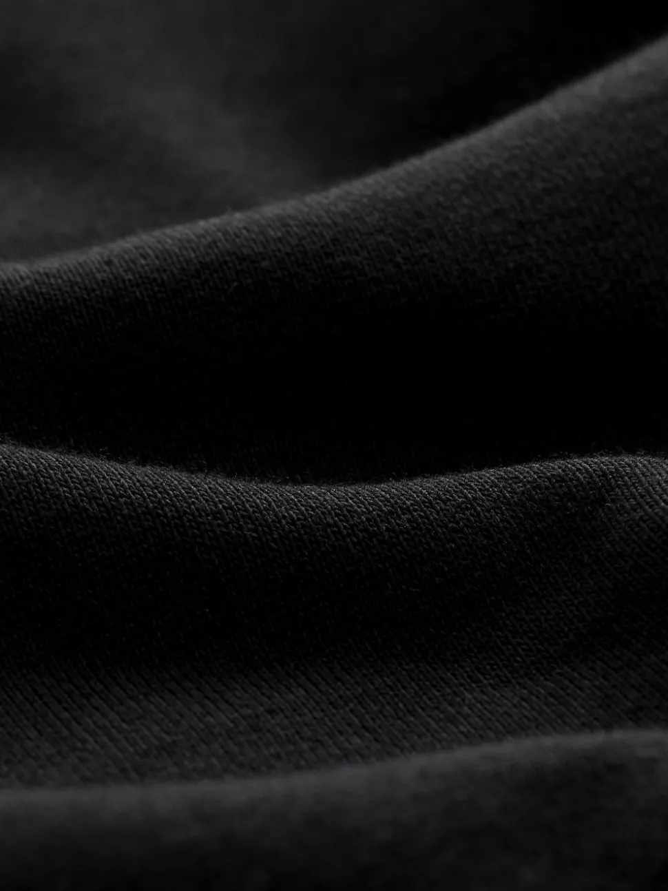 Black Slim Fit Slim Fit Brushback Heavyweight Joggers