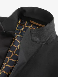 Black Slim Fit Tuxedo Suit Jacket