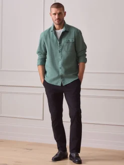 Black Slim Fit Ultimate Chino Trousers