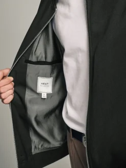 Black Smart Bomber Jacket