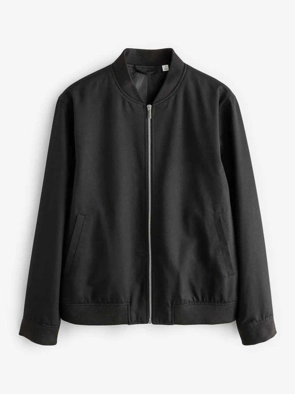 Black Smart Bomber Jacket