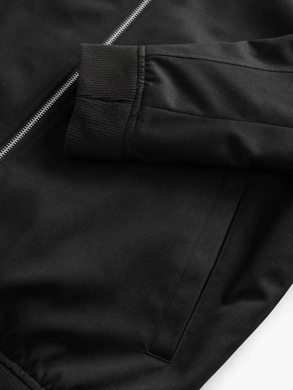 Black Smart Bomber Jacket