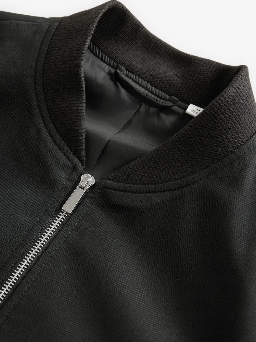 Black Smart Bomber Jacket