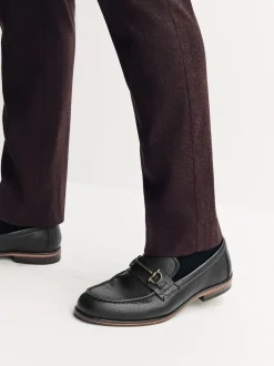 Black Snaffle Loafers