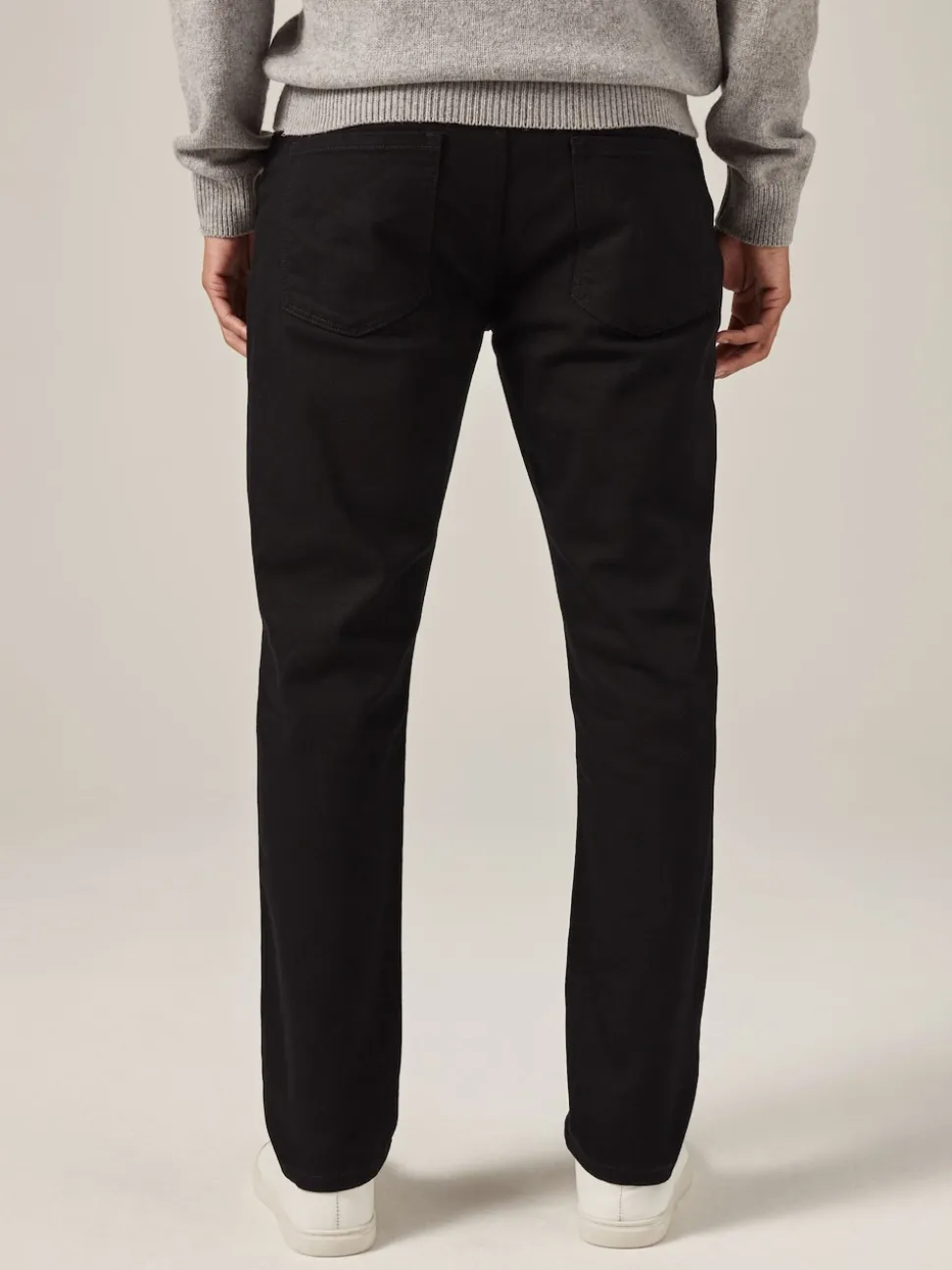 Black Solid Single Slim Fit Classic Stretch Jeans