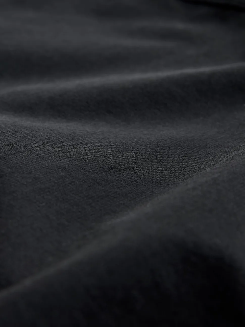 Black Straight Fit Cargo Trousers