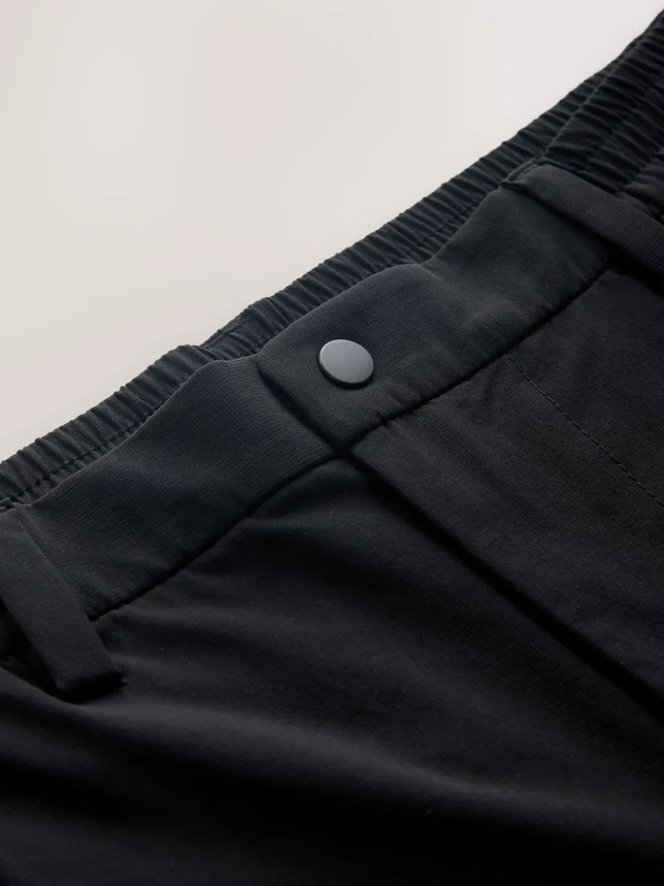 Black Straight Fit Cargo Trousers